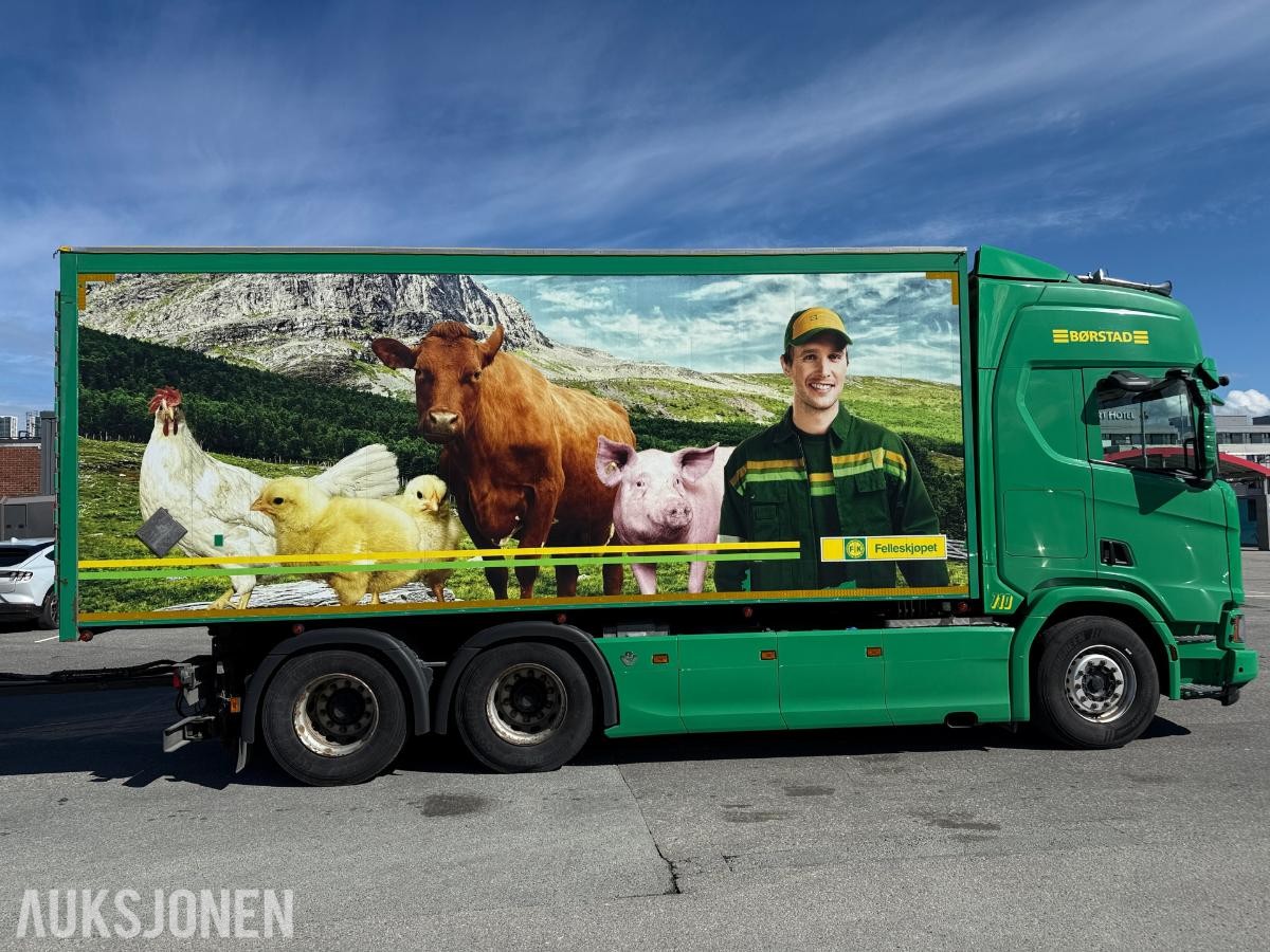 2023 Scania R590 XT Med He-Plan Fliskassehenger